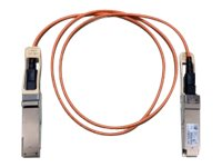 Cisco Direct-Attach Active Optical Cable - Nätverkskabel - QSFP+ till QSFP+ - 10 m - fiberoptisk - SFF-8436 - aktiv - beige - för Nexus 3172PQ, 3172PQ-XL, 3172TQ, 6001, 6001P, 6001T, 6004, 6004 24, 6004EF, 6004X QSFP-H40G-AOC10M=